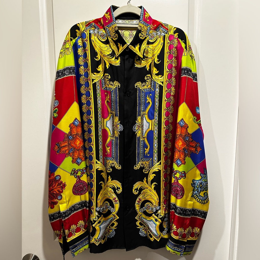Versace silk shirt